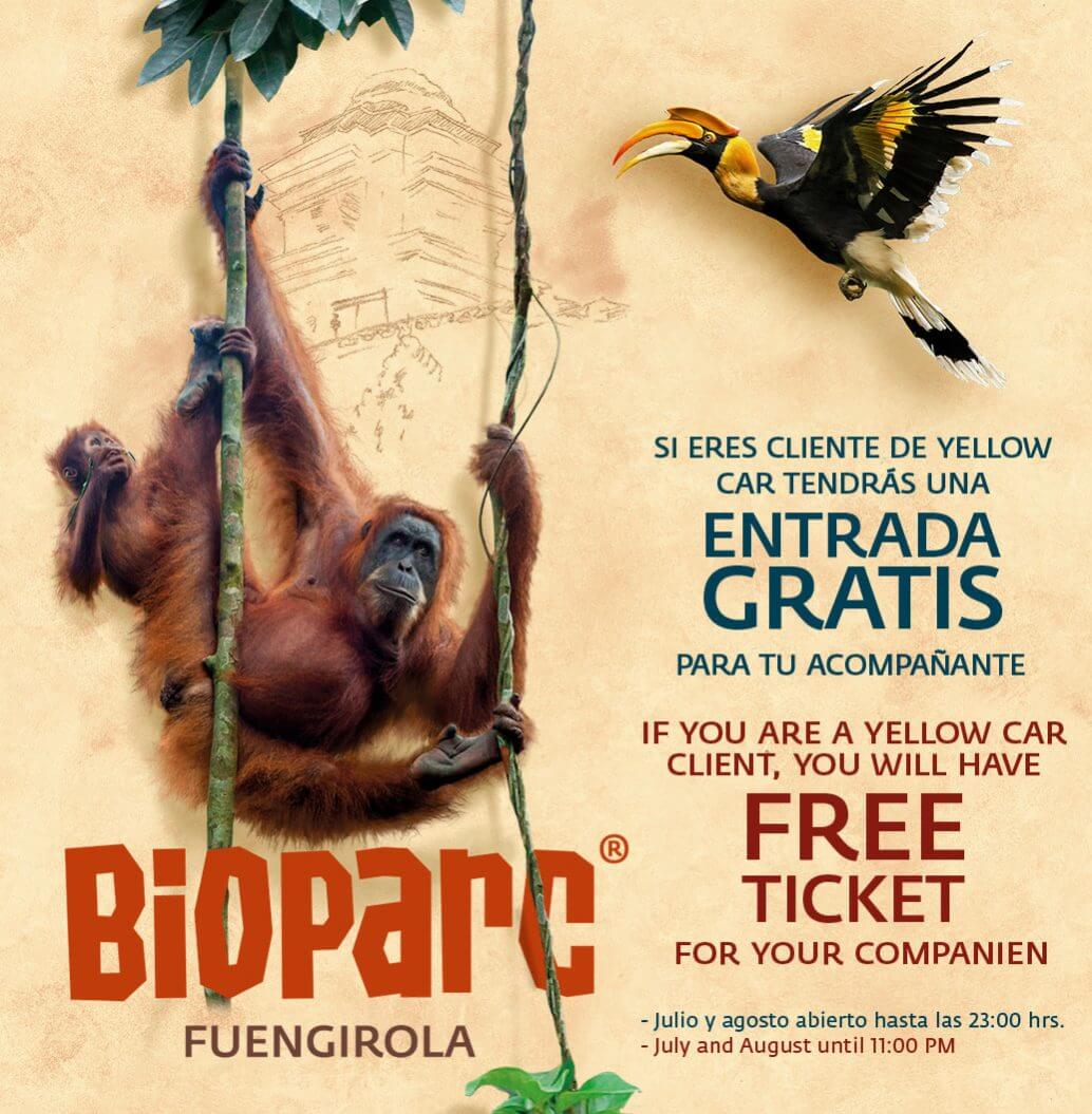 Entrada Gratis a Bioparc Fuengirola