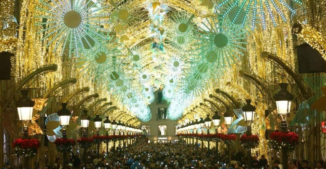 Luces Navidad Málaga 2022