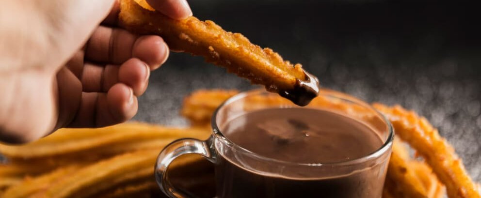 churros con chocolate