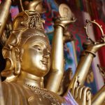 Foto de una estatua de buda en un templo budista de Málaga