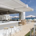 Vistas de un beach club en Málaga