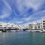 Vista panorámica del puerto deportivo de Benalmádena
